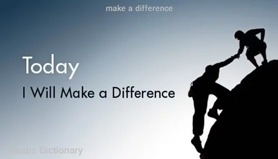 make a difference